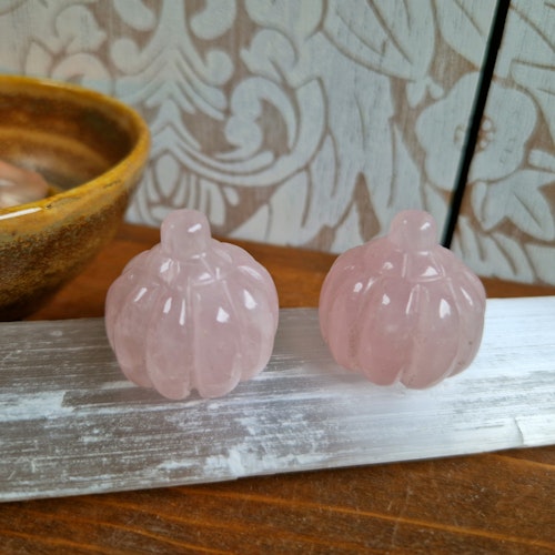 Rosenkvarts Pumpa 2,5 cm. Vi väljer