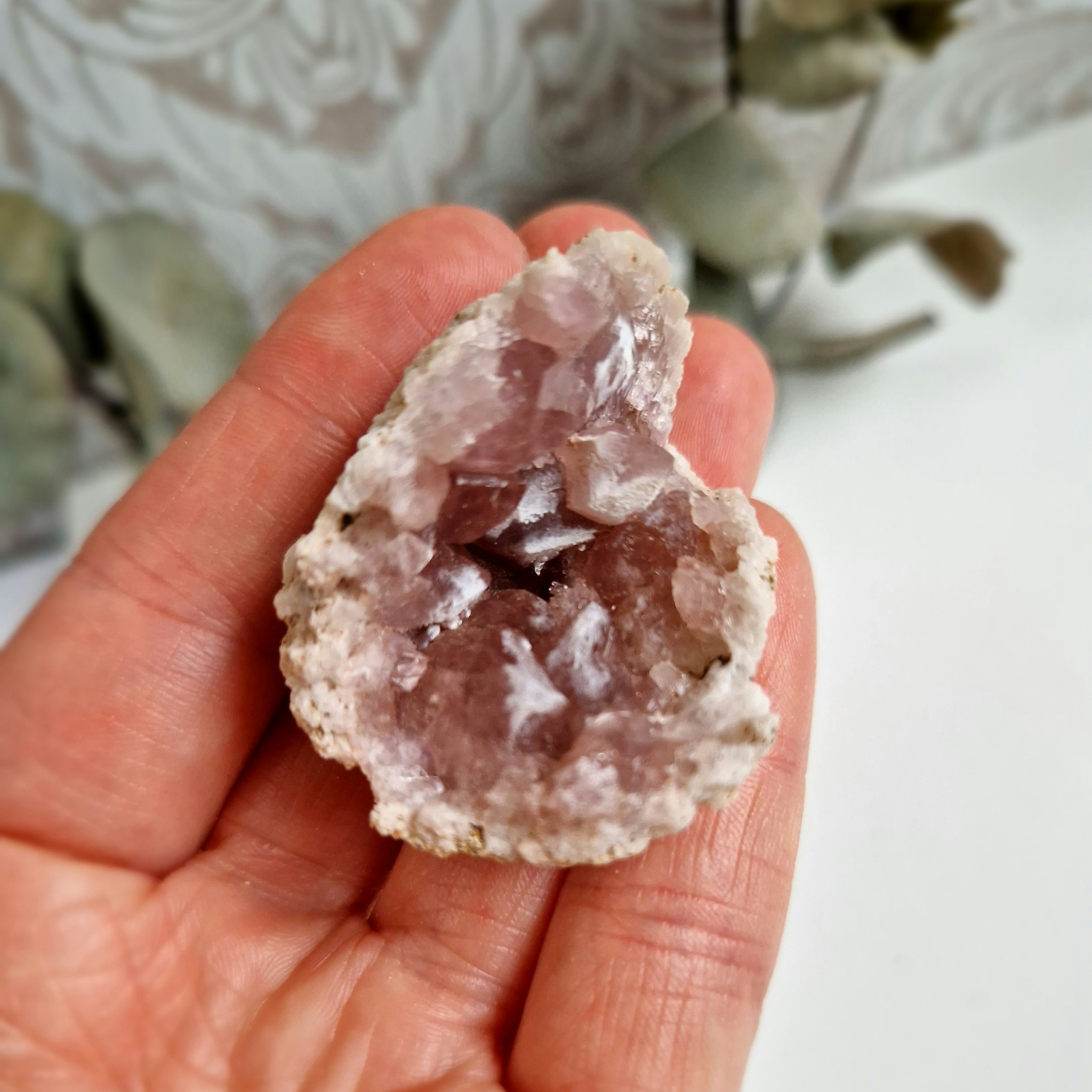 Geod av Rosa Ametist 28 g, detta ex