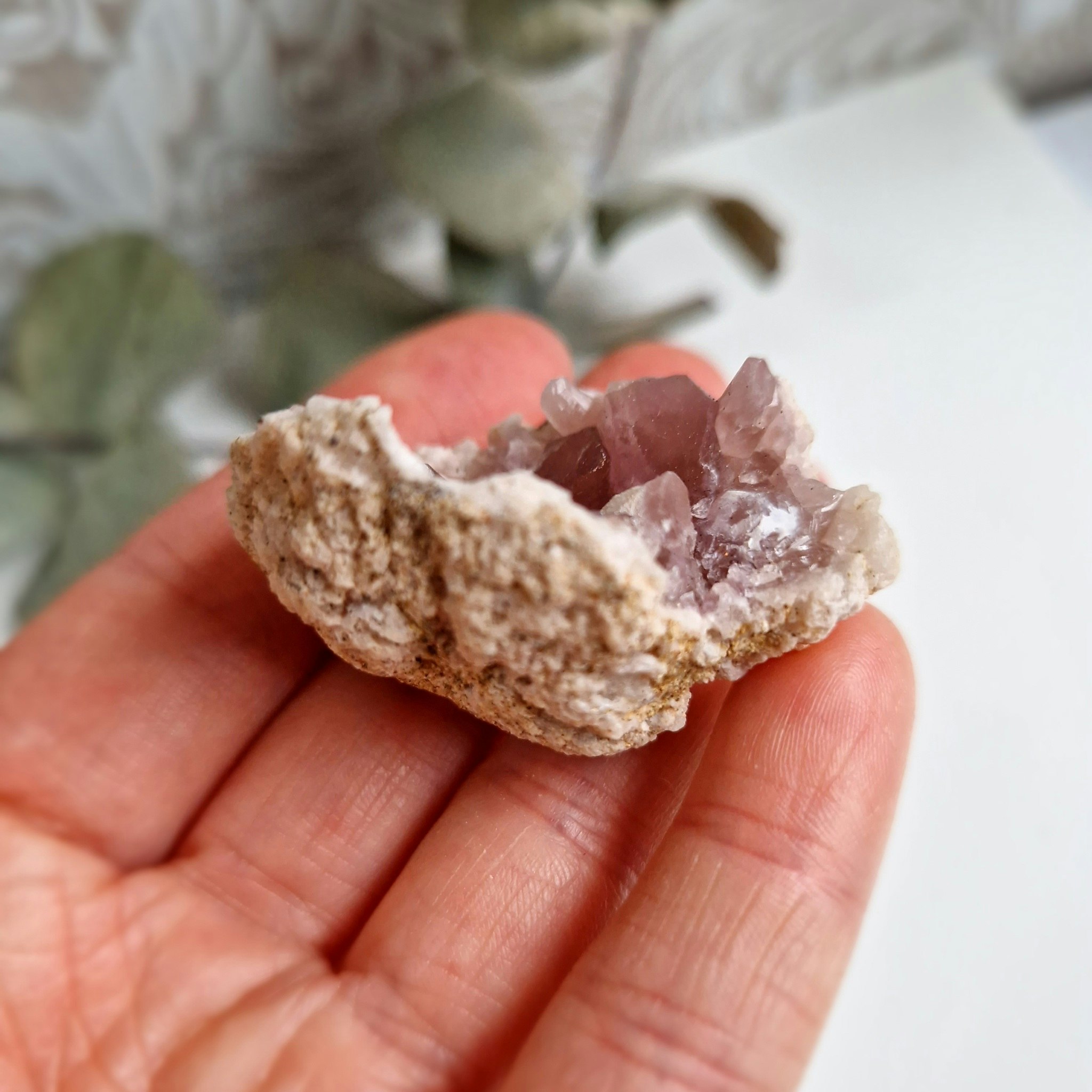 Geod av Rosa Ametist 28 g, detta ex