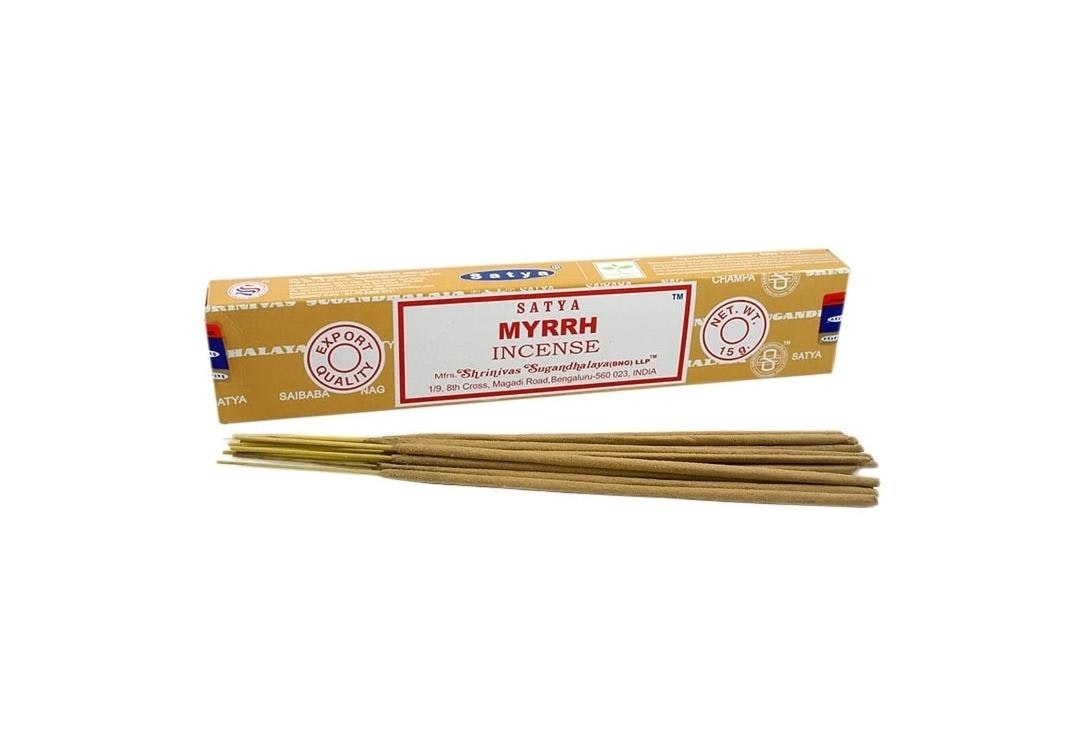 Rökelse Satya Myrrh (Myrra)