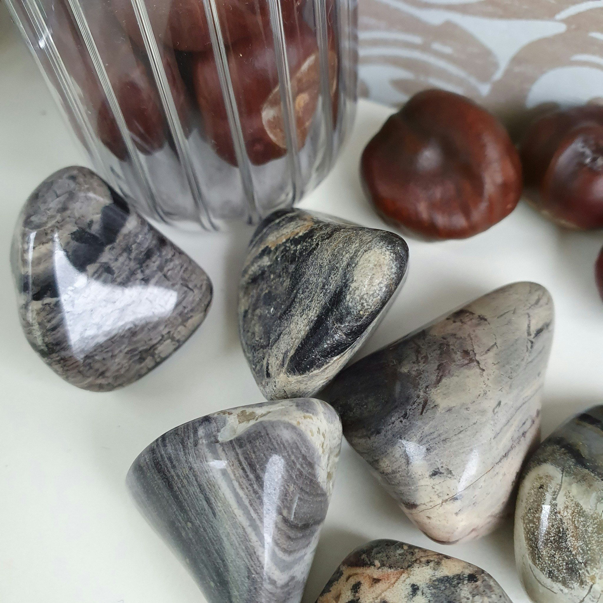 Trumlad Silverlöv Jaspis, 16-23 g M