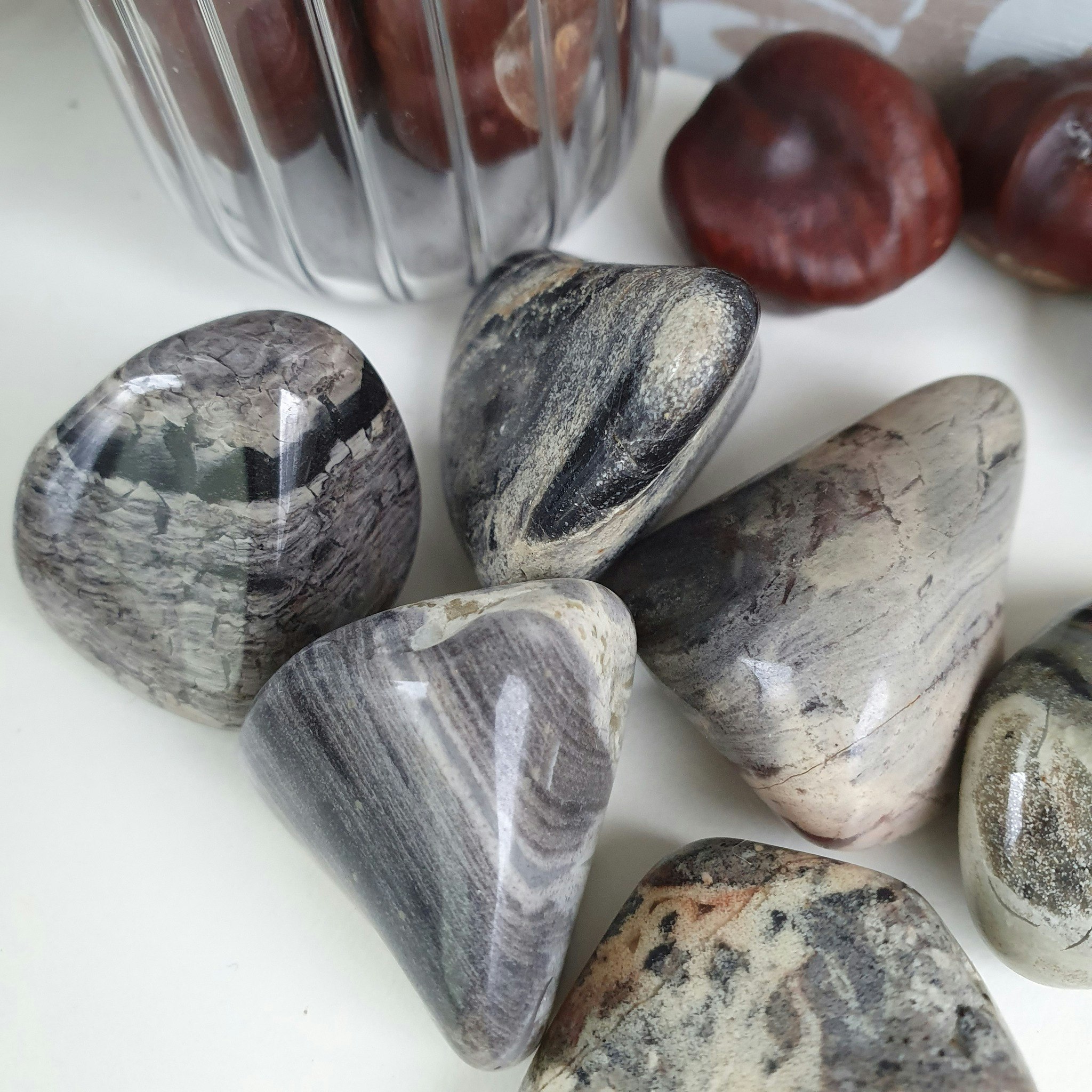 Trumlad Silverlöv Jaspis, 16-23 g M