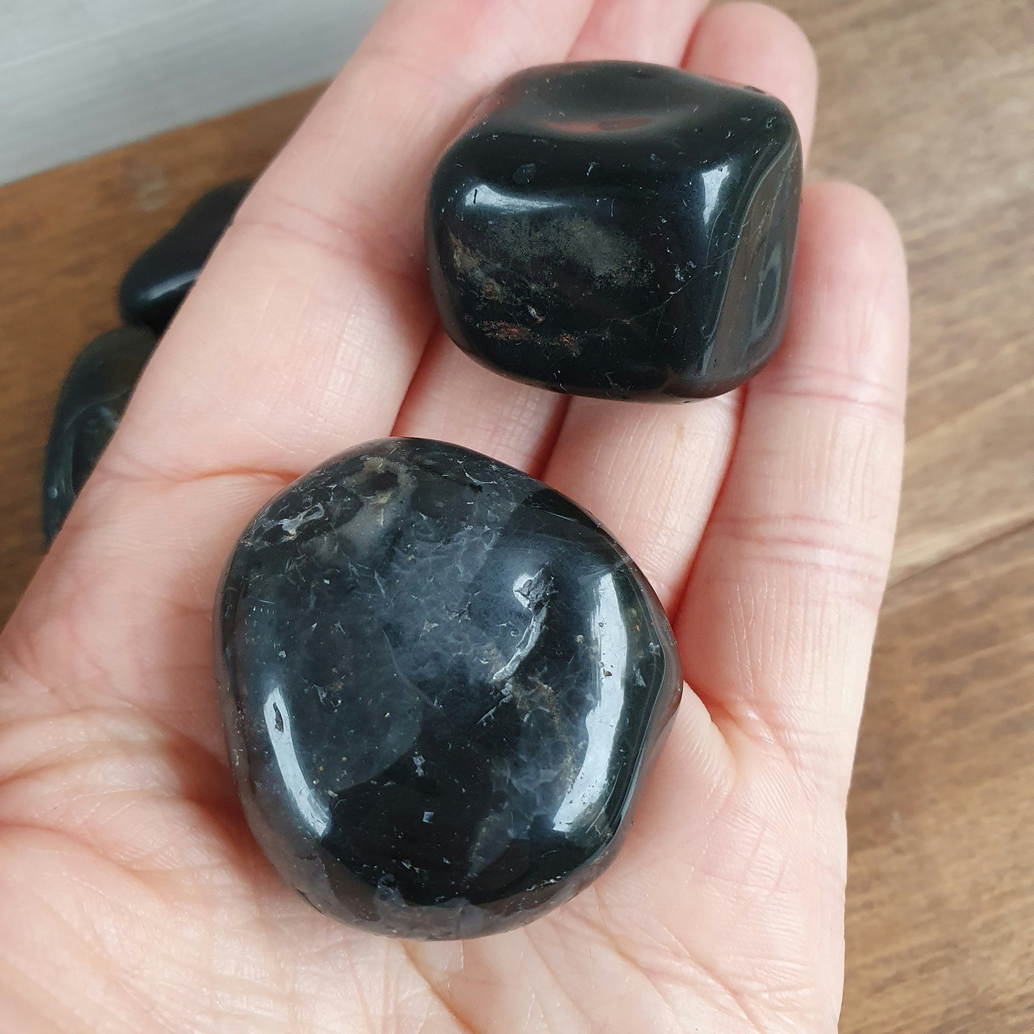 Trumlad Svart Onyx, 51-60 g
