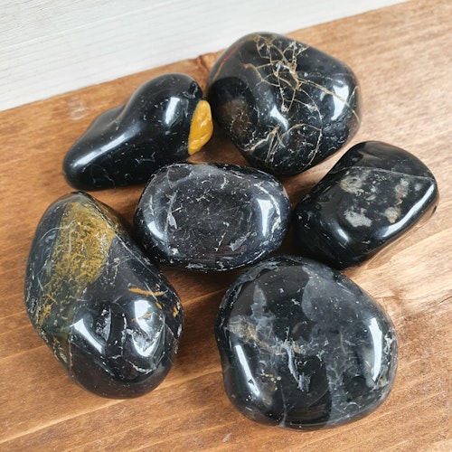 Trumlad Svart Onyx, 51-60 g