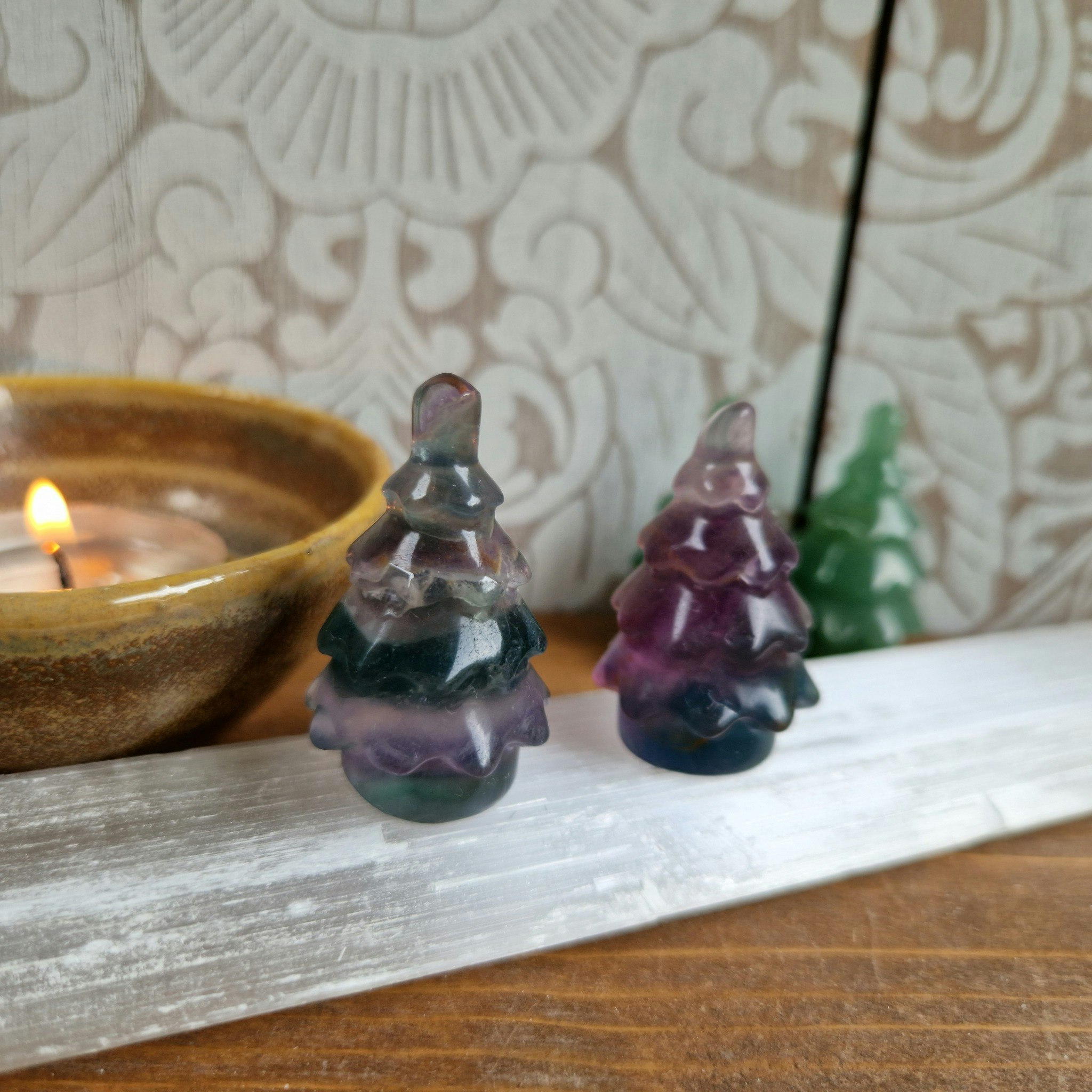 Regnbågsfluorit Gran 4 cm