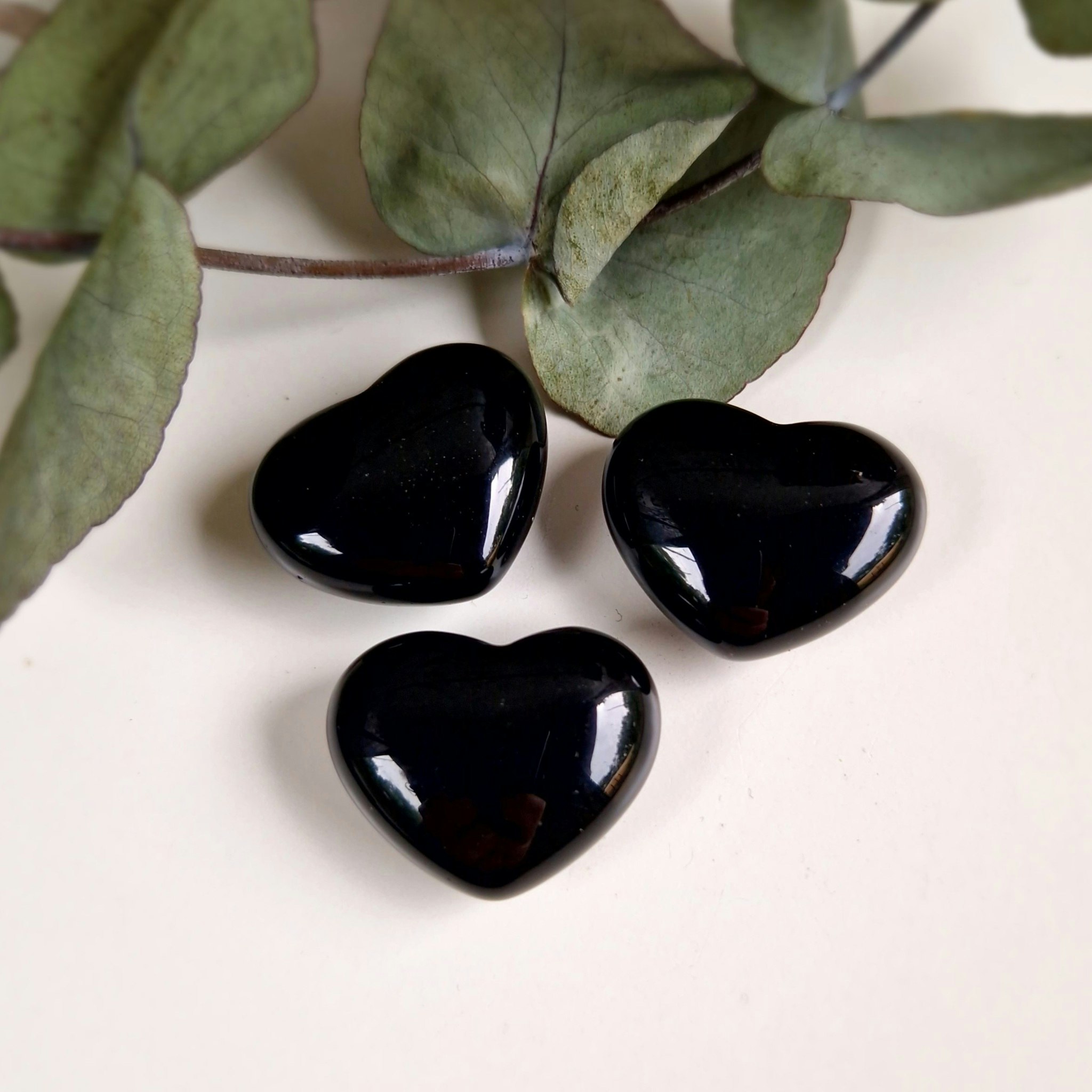 Bulligt hjärta Obsidian 3,5 cm