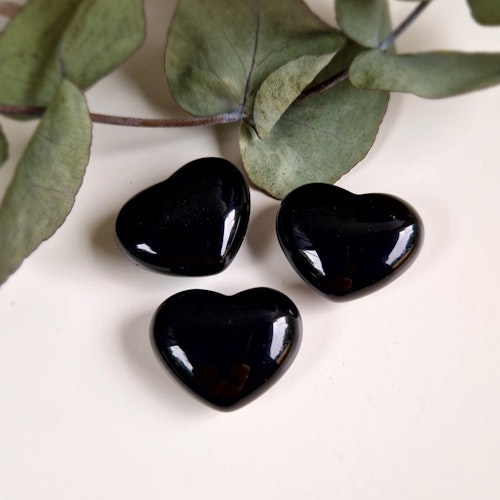 Bulligt hjärta Obsidian 3,5 cm