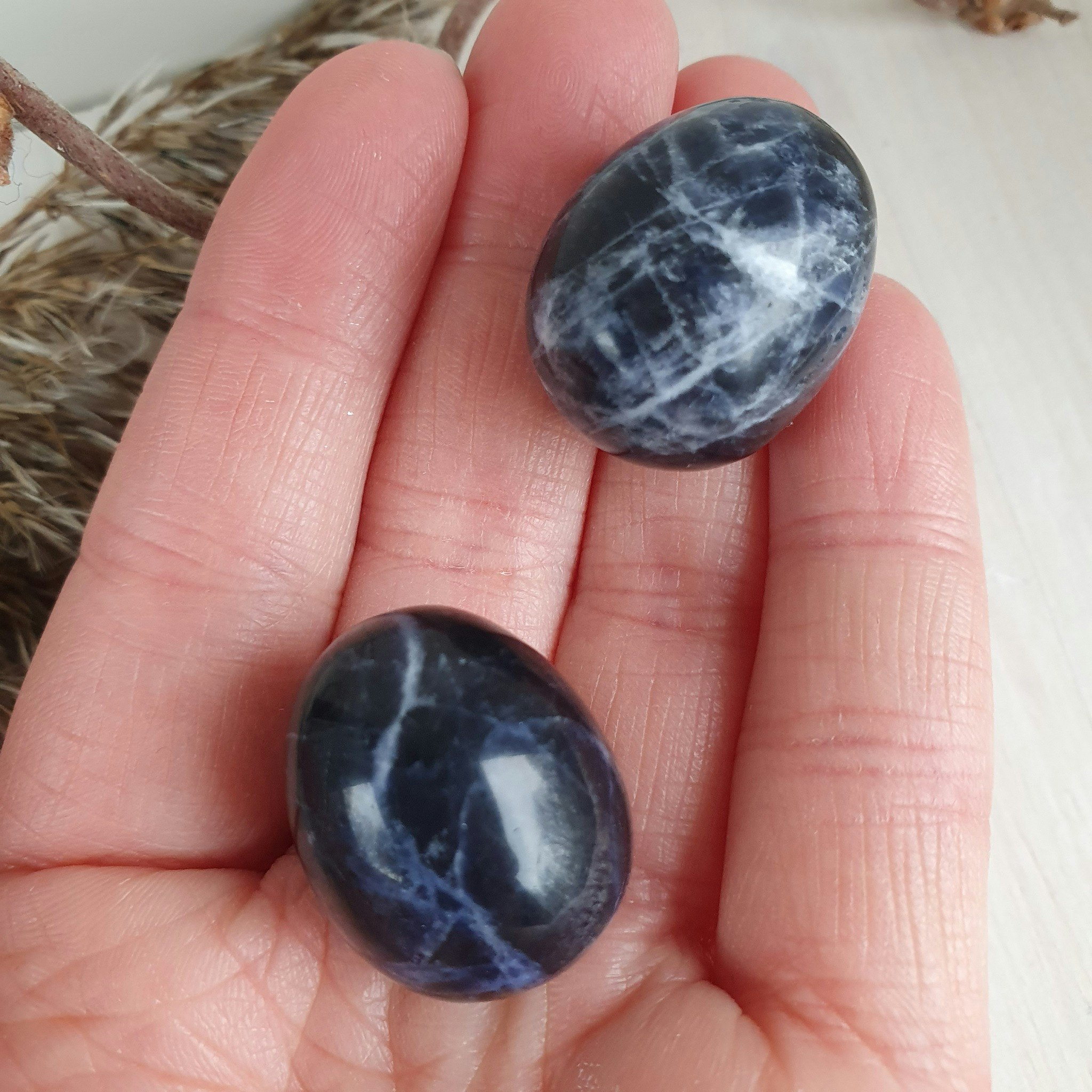 Ägg av Sodalit, 25 mm