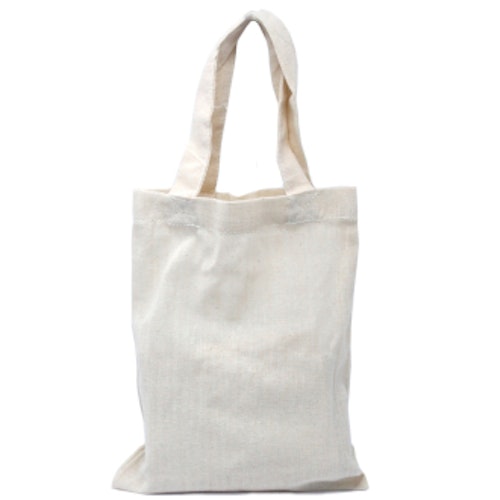 Påse naturvit oblekt bomull 26x20 cm