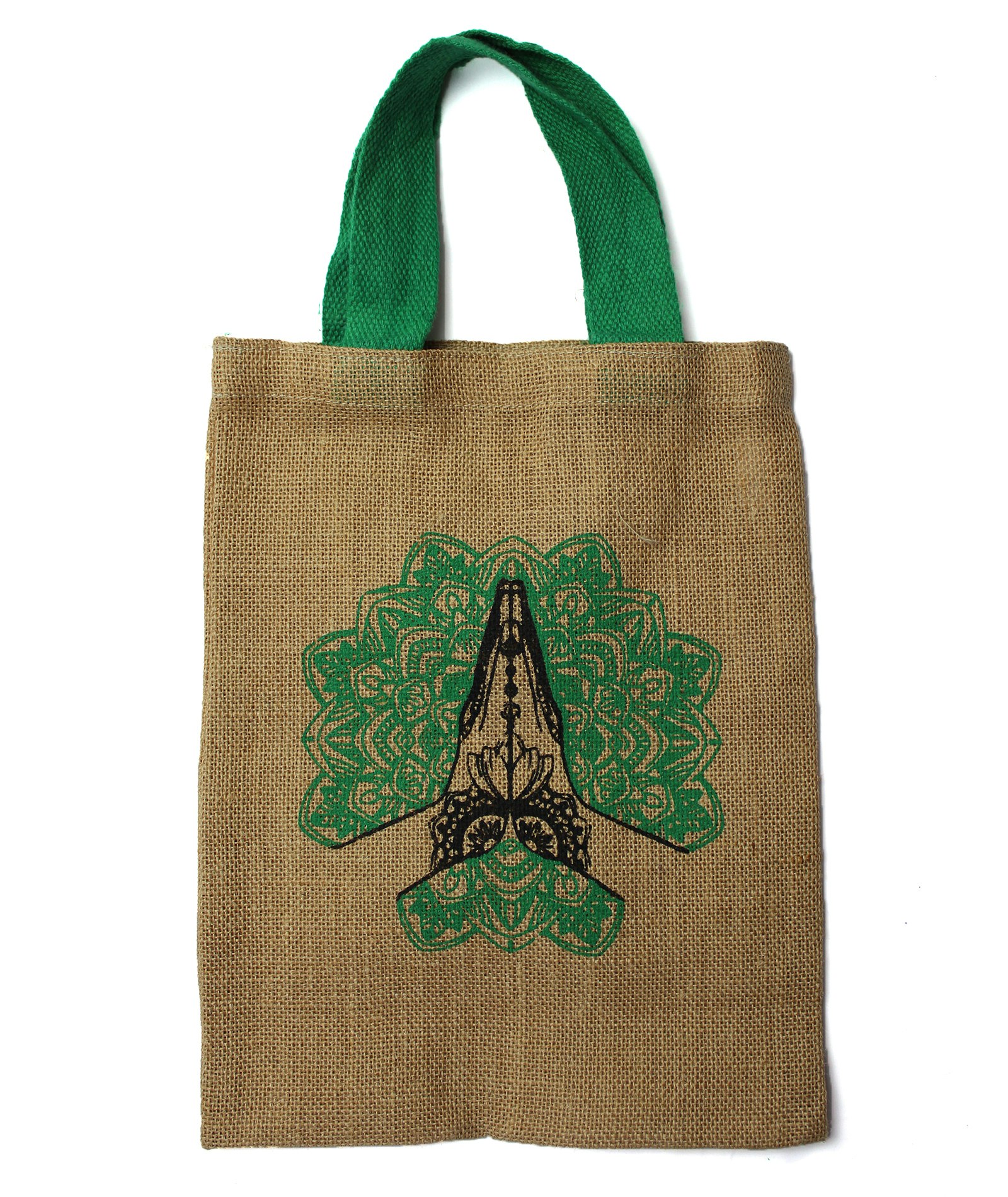 Tote Bag av Jute, Skull Mandala