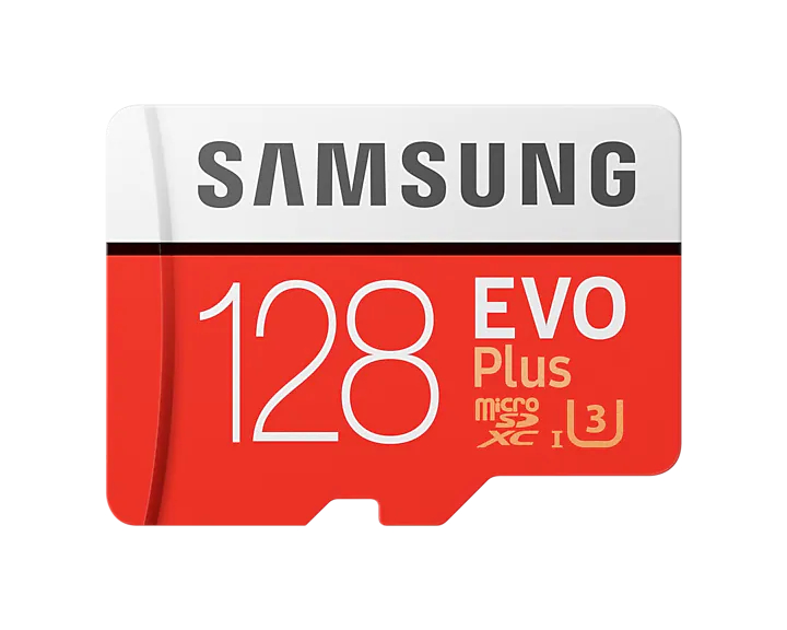 128 GB Samsung Evo+ 2020 microSDXC Class 10 UHS-I Class 3 100MB/s