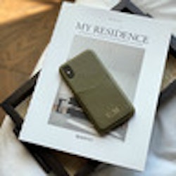 Khaki Saffiano (met kaarthouder)