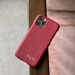 Red Saffiano case