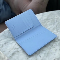 Light Blue Saffiano Paspoorthouder