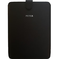 laptop case - Zwart smooth