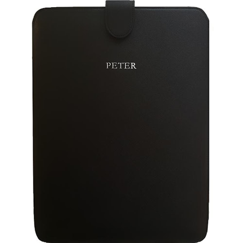laptop case - Zwart smooth