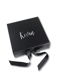 Personlig Presentbox SMALL, Svart