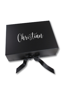 Personlig Presentbox LARGE, Svart