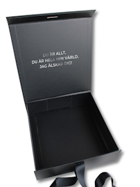 Personlig Presentbox LARGE, Svart