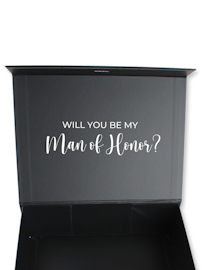 Presentbox Man of Honor Proposal