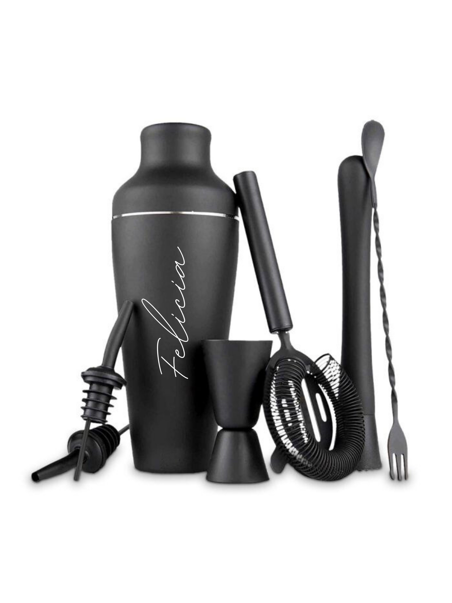 Cocktail Shaker Set med tryck