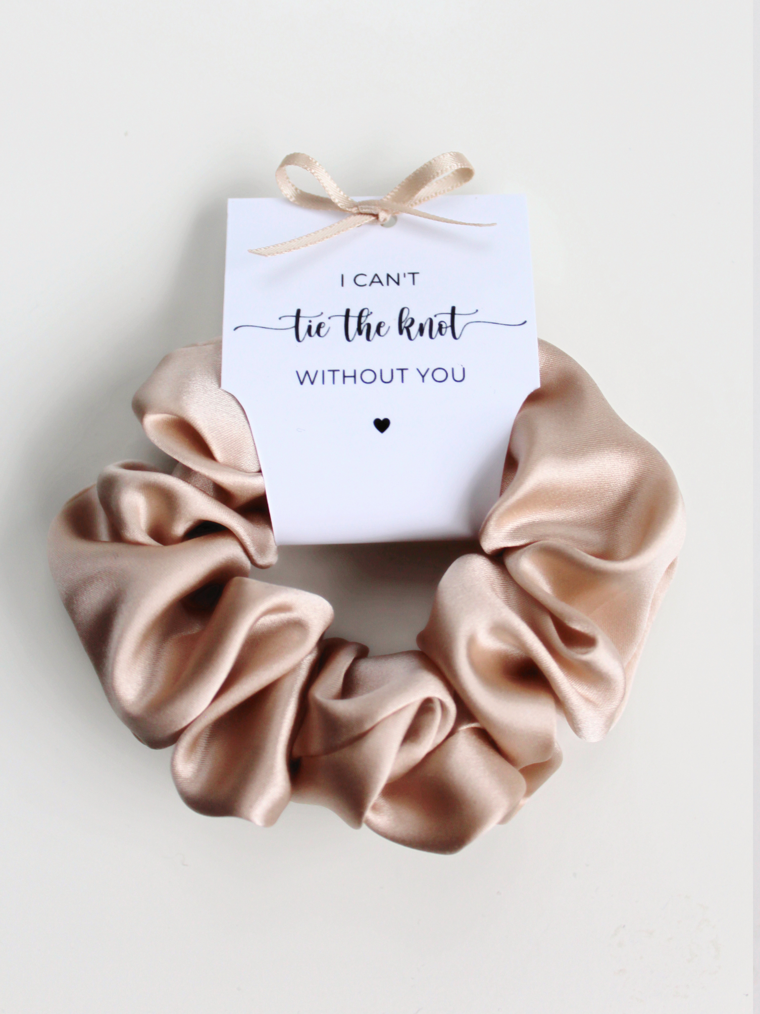 Tie The Knot Scrunchie, 100% Silke