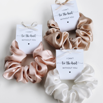 Tie The Knot Scrunchie, 100% Silke