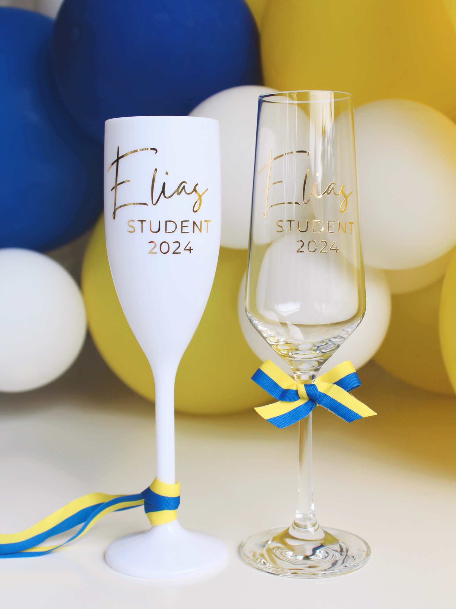 Champagneglas Set 1 - Student 2024