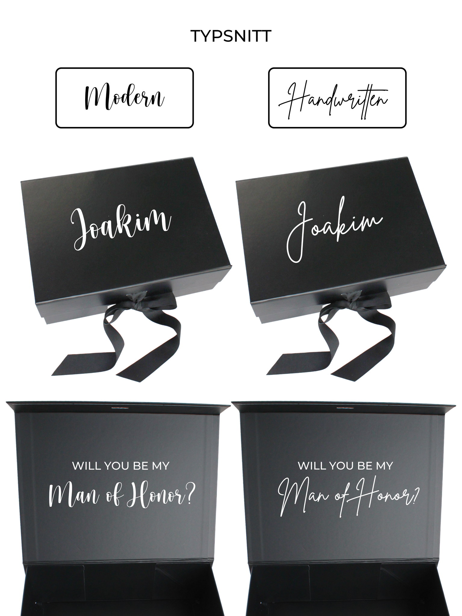 Presentbox Man of Honor Proposal