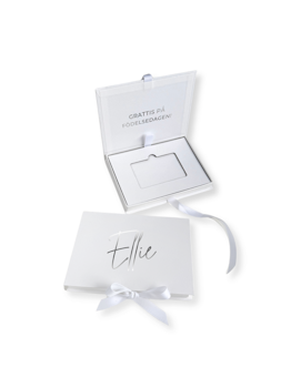 Presentbox för presentkort, Vit