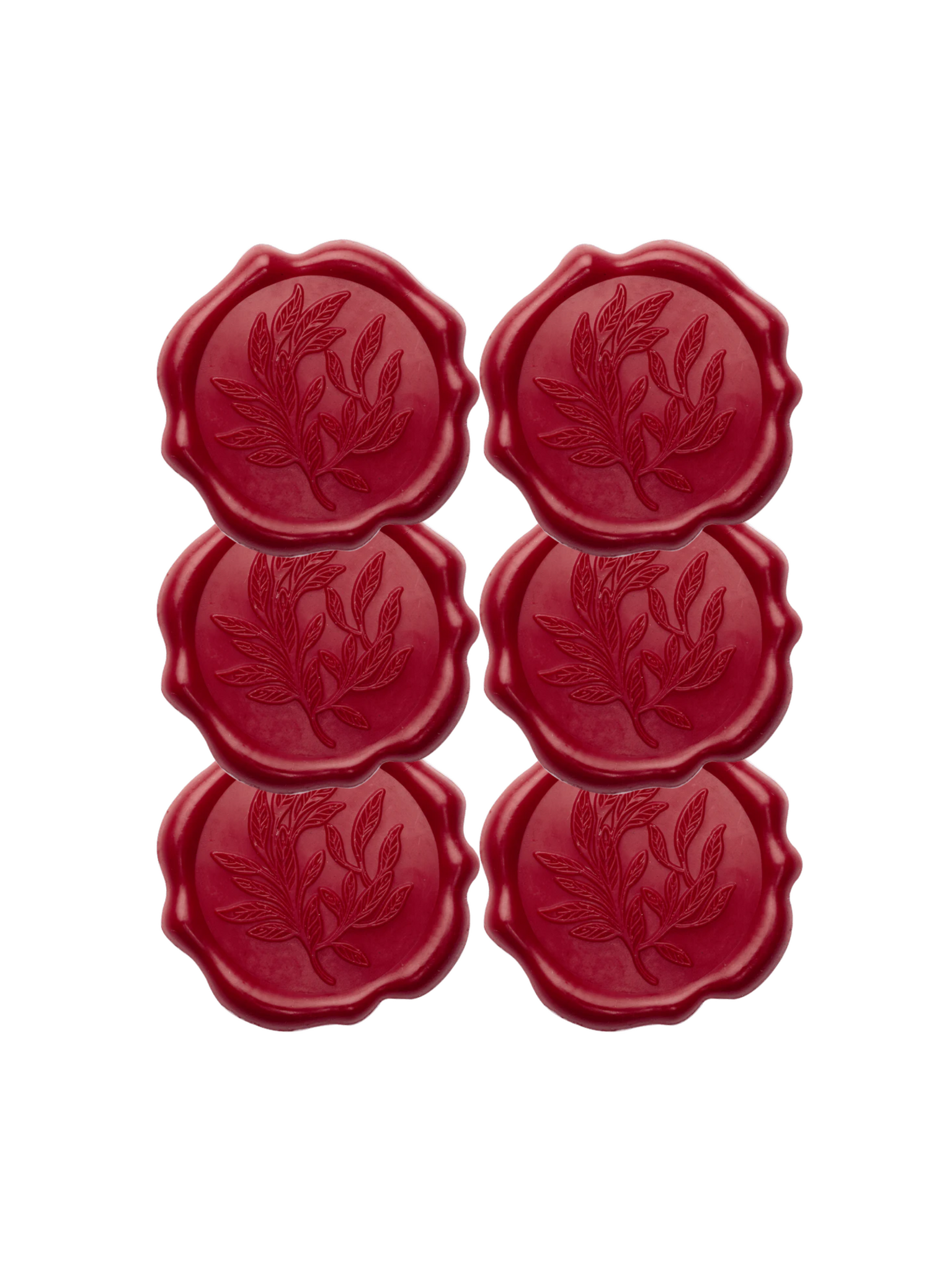 Vaxsigill 6-pack, Röd