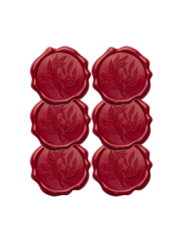 Vaxsigill 6-pack, Röd