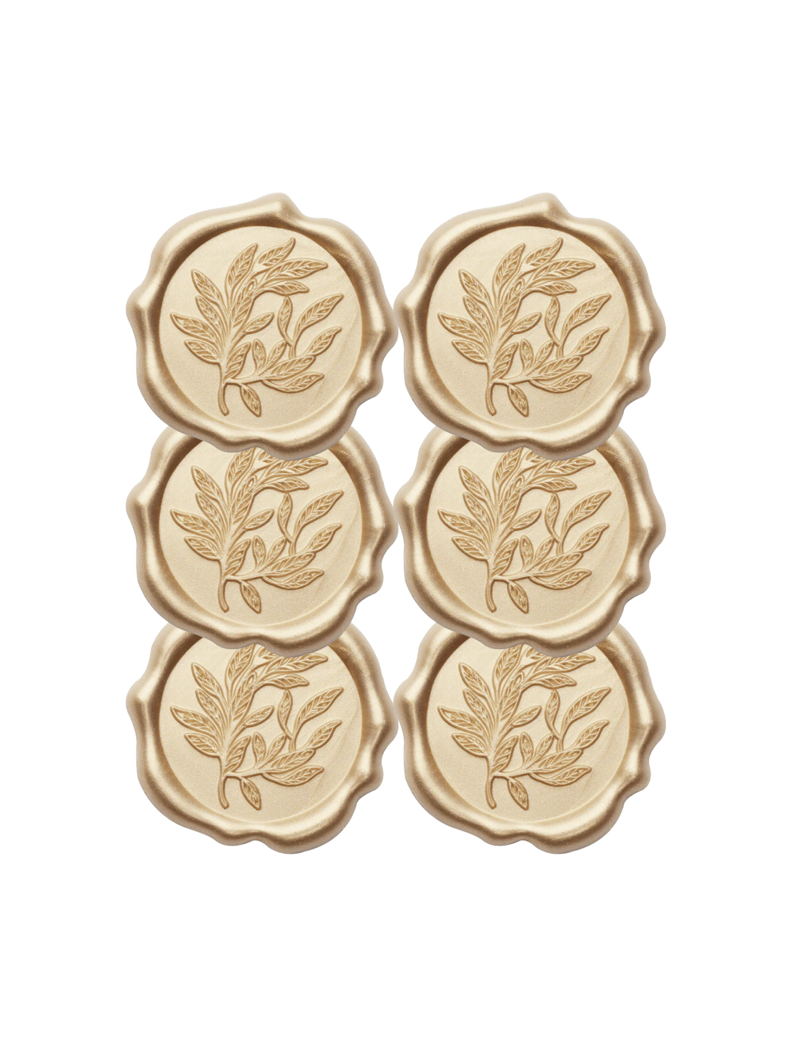 Vaxsigill 6-pack, Guld