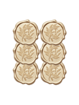 Vaxsigill 6-pack, Guld