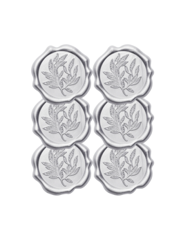 Vaxsigill 6-pack, Silver
