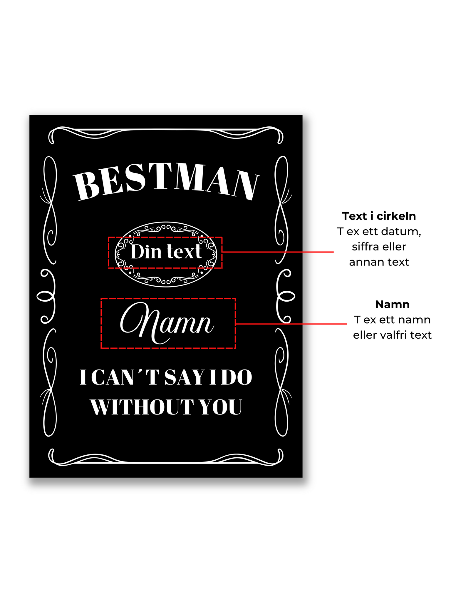 Flasketikett, Bestman Whiskey