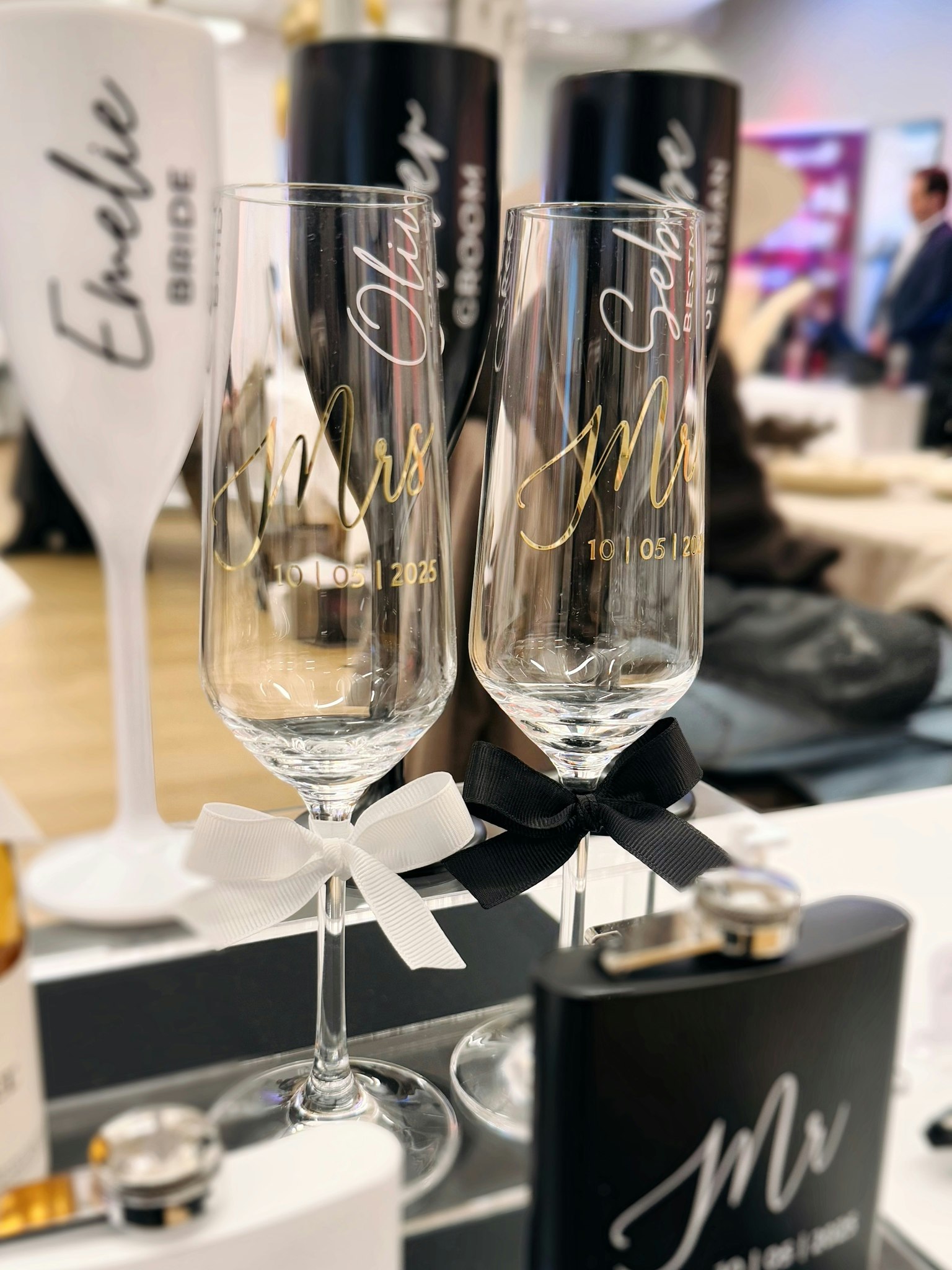 Champagneglas, Mr & Mrs