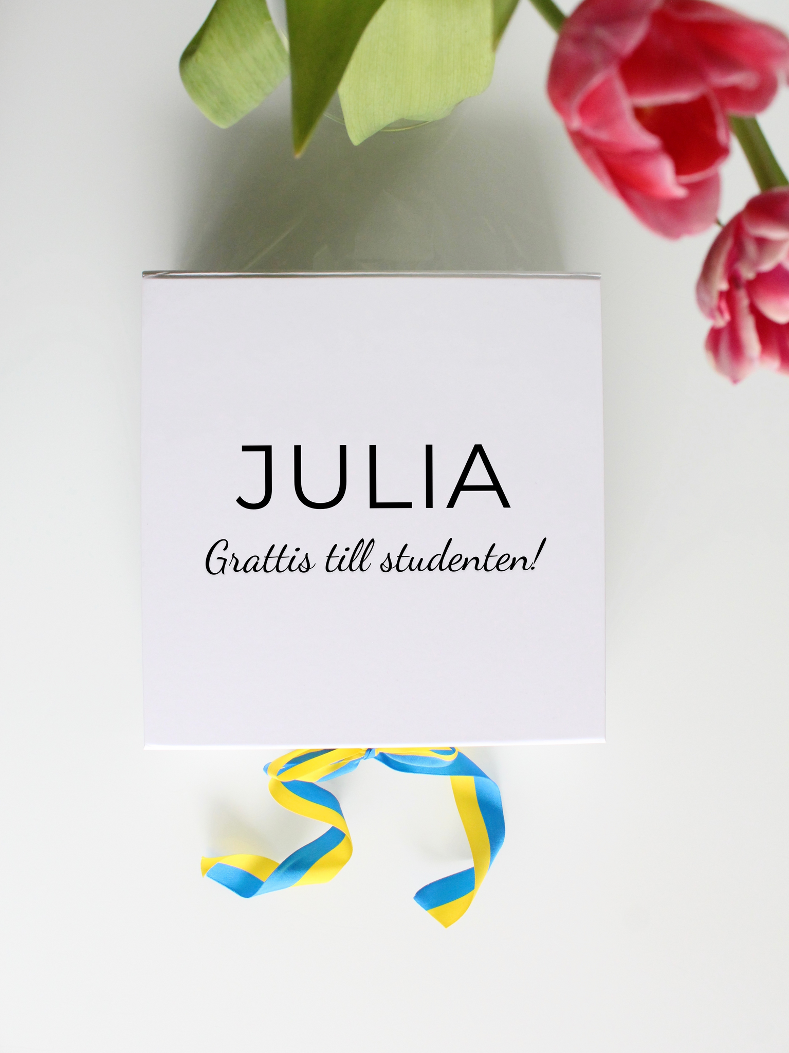 Presentbox Grattis till studenten!