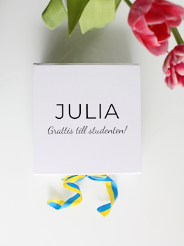 Presentbox Grattis till studenten!