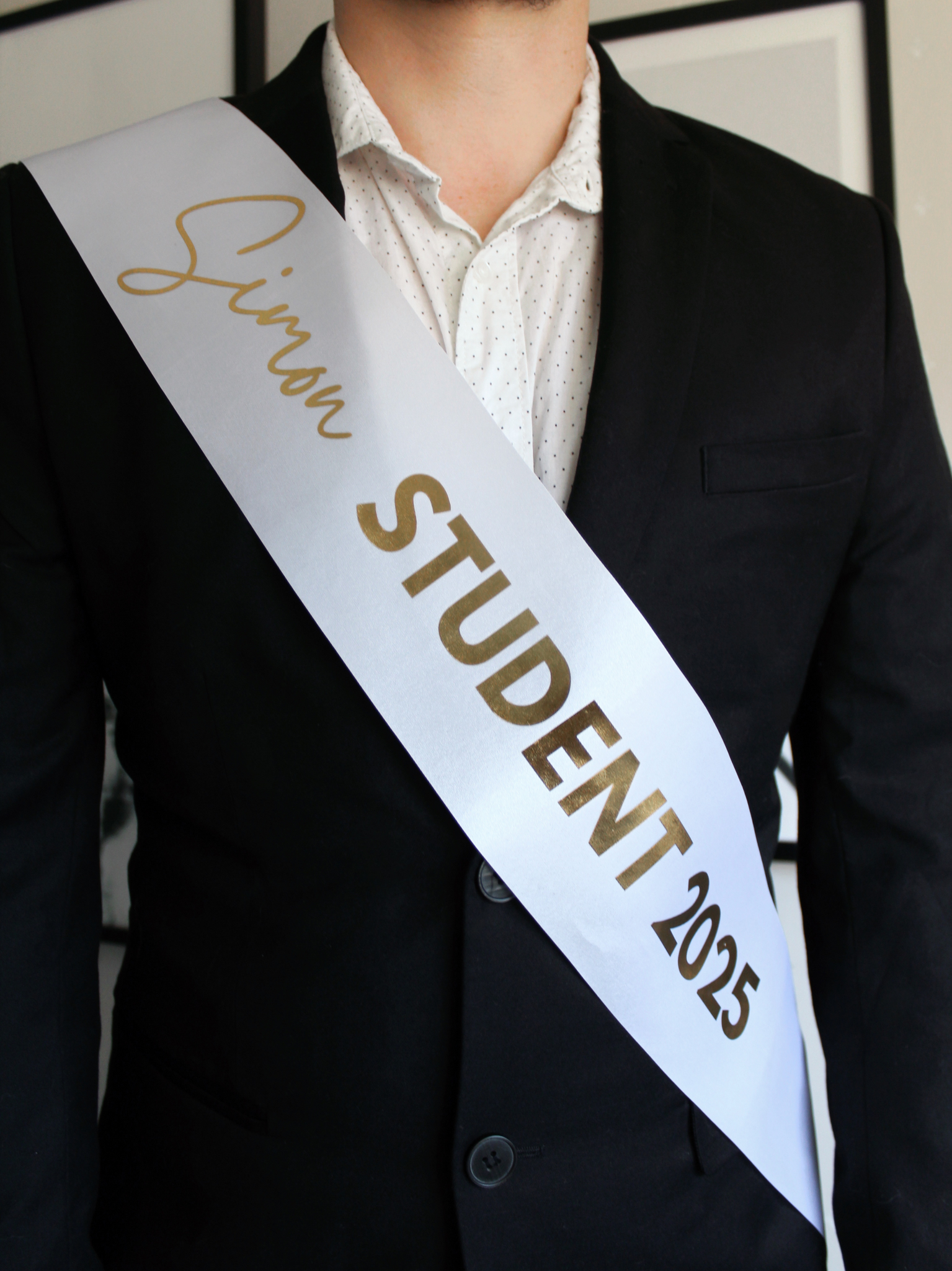 Ordensband namntryck, Student 2025