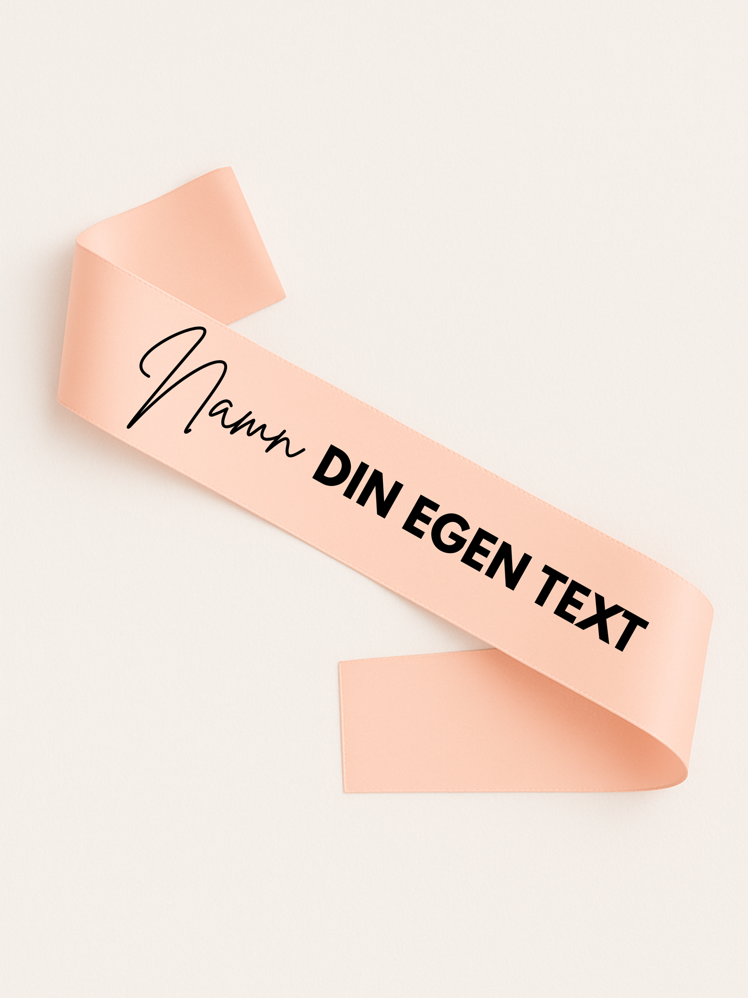 Ordensband, Rosé, Egen text