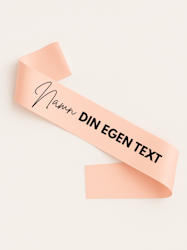 Ordensband, Rosé, Egen text