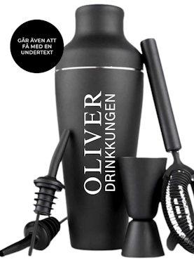 Cocktail Shaker Set med tryck