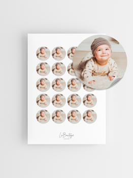 Babyetiketter, Eget foto