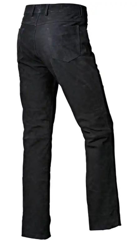 Läderbyxa jeansmodell