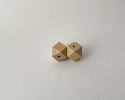 Träpärla Hexagon 20 mm