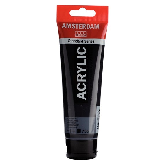 Oxid Black 735 - Amsterdam Akrylfärg 120 ml