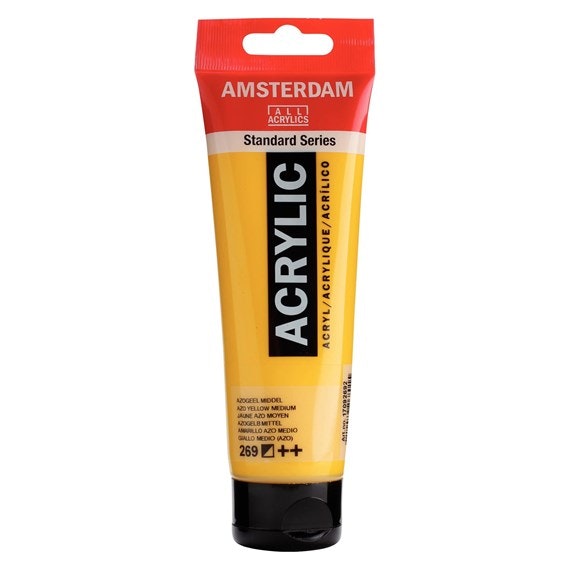 Azo yellow medium 269 - Amsterdam Akrylfärg 120 ml