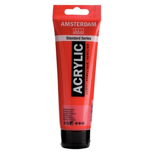 Pyrrole red 315 - Amsterdam Akrylfärg 120 ml