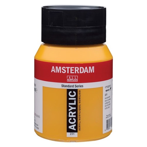 Gold ochre 231 - Amsterdam Akrylfärg 500 ml